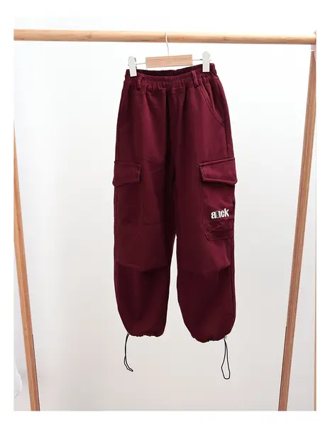 Pantaloni imblaniti, Cargo Ainck Tactics, burgundy