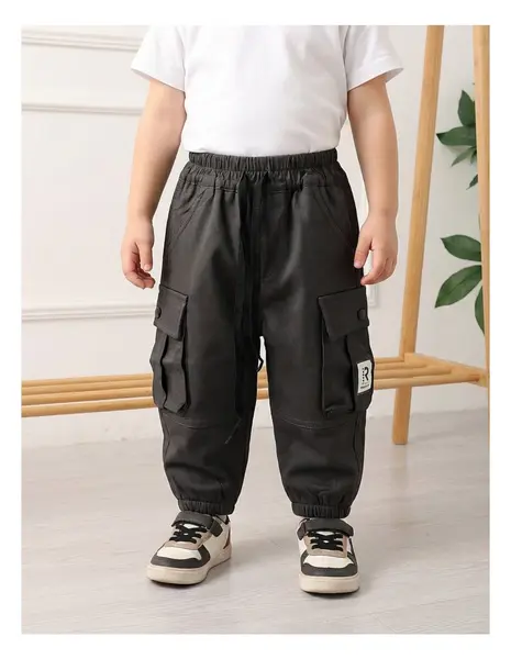 Pantaloni imblaniti Remus gri inchis