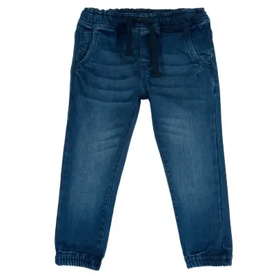 Pantaloni lungi copii Chicco denim, albastru inchis, 08884-65MC