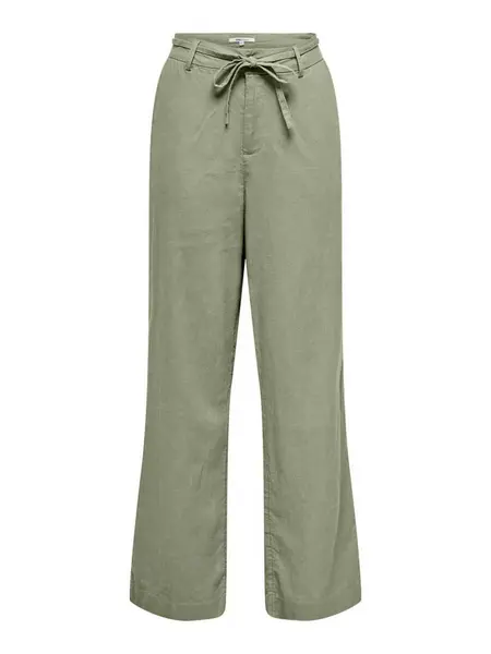 Pantaloni Onlcaro Mw Linen Bl Str Belt Cc Tlr