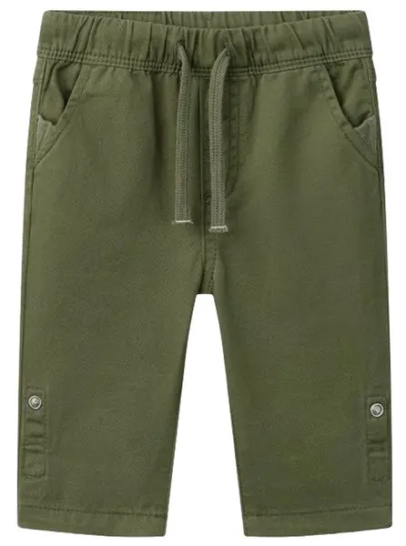 Pantaloni pentru bebeluși Sergent Major - Reglabil, kaki, 18 m