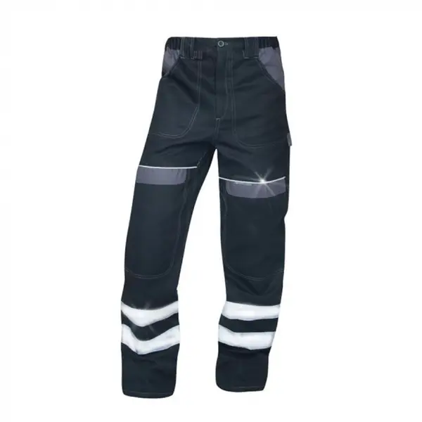 Pantaloni reflectorizanti lucru barbati, negru, COOL TREND 62, NEGRU