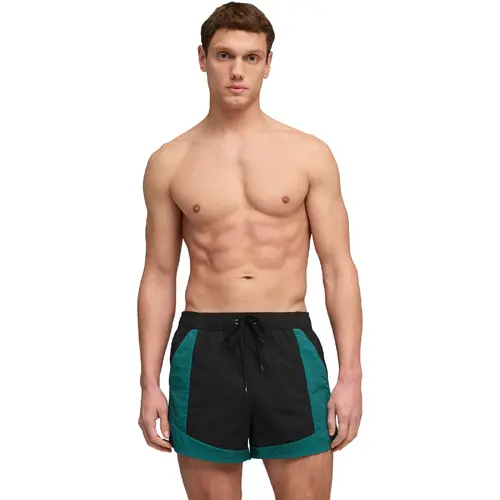 Pantaloni scurti barbati Puma Swim Men Crinkle Colour Block Short 94751402