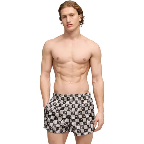Pantaloni scurti barbati Puma Swim Men Printed Cat Short Shorts 94751201