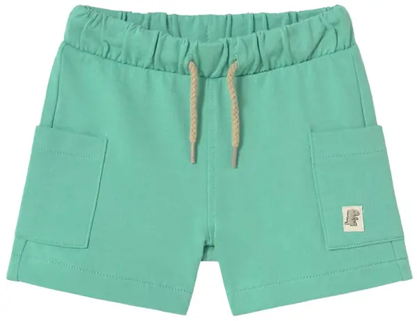 Pantaloni scurți casual Mayoral - cu elastic, verzi, 12 luni