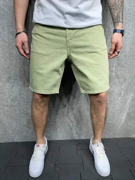 PANTALONI SCURTI CLASIC GREEN PSAS53(8108) (MĂRIME: 31)