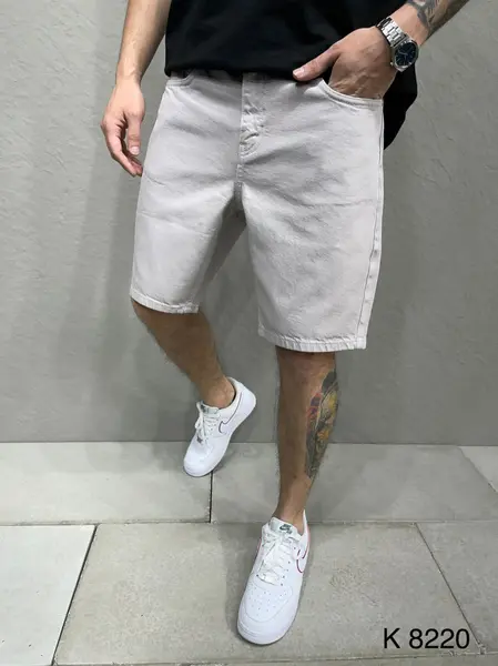 PANTALONI SCURTI CLASIC GREY PSAS126(8220) (MĂRIME: 31)