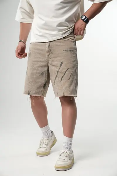 PANTALONI SCURTI FASHION BROWN PSAS213(CV01) (MĂRIME: 30)