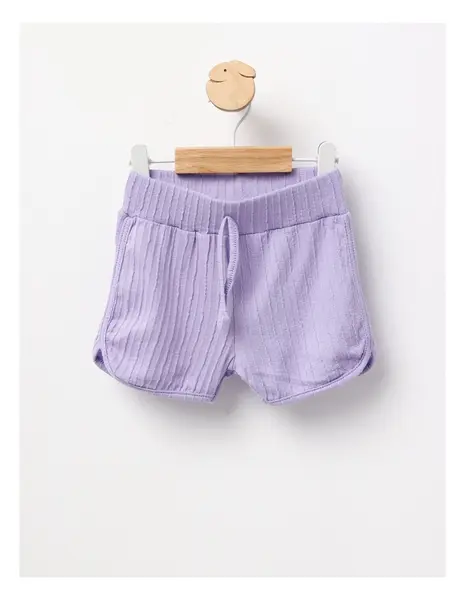 Pantaloni scurti fetite Deni mov