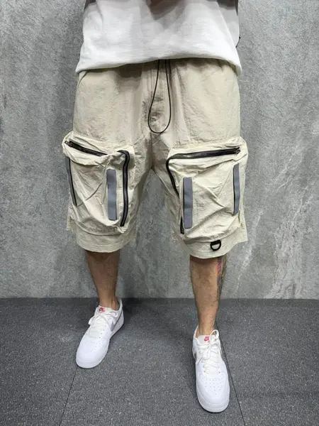 PANTALONI SCURTI HOINAR REFLEX BEIGE PSAS138(5270) (MĂRIME: S)