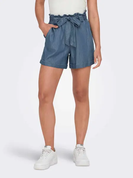 Pantaloni scurti Onlbea Smilla Hw Pb Loose Dnm