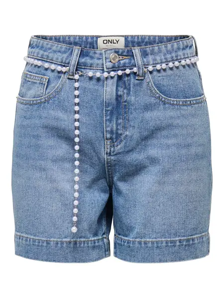 Pantaloni scurti Onlphine Hw Pearl Dnm Mae