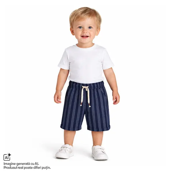 Pantaloni scurti pentru copii Chicco, Albastru, 01955-70MC