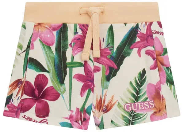 Pantaloni scurți pentru copii Guess - cu model floral, multicolori, 18 luni