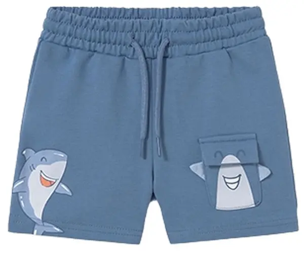 Pantaloni scurți sport Mayoral - Delfin, play, albastru cer, 12 luni