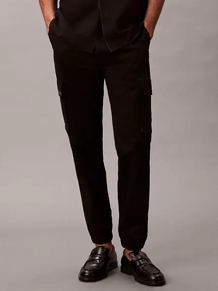 Pantaloni Skinny Elastic Twill Cargo