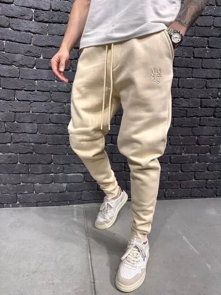 PANTALONI SLIM FIT NO 2Y STONE-BEIGE BGAS1062(6221) (MĂRIME: XL)