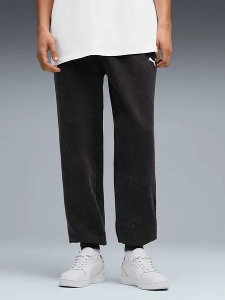Pantaloni sport Ess Elevated Relaxed Wash Fl
