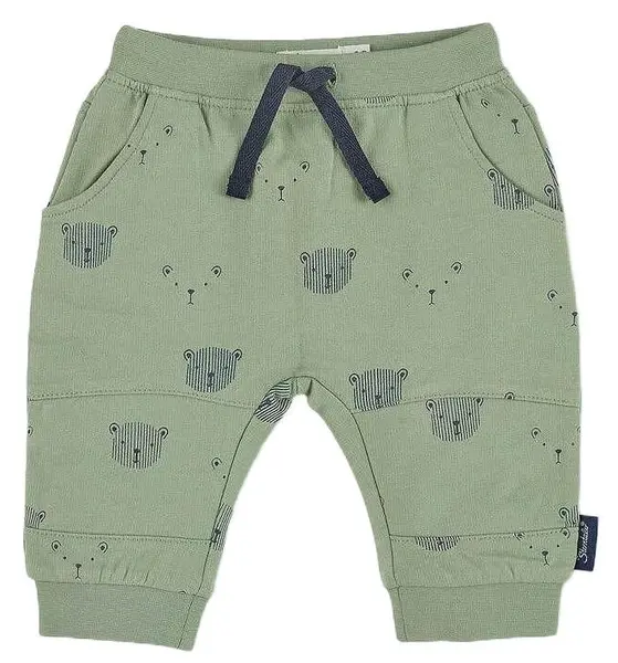 Pantaloni sport pentru copii Sterntaler - urs, 86 cm, 12-18 luni, verde