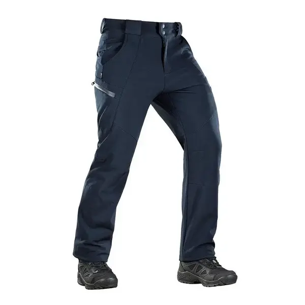 Pantaloni tactici Softshell navy blue M-TAC - impermeabili - XXL