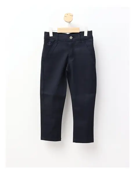Pantaloni tercot Sergiu bleumarin