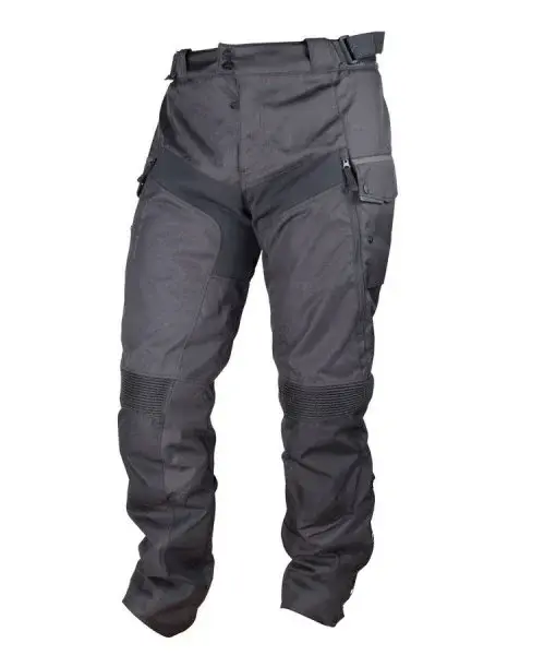 Pantaloni textil moto LS2 Travel Man, culoare gri negru, marime M