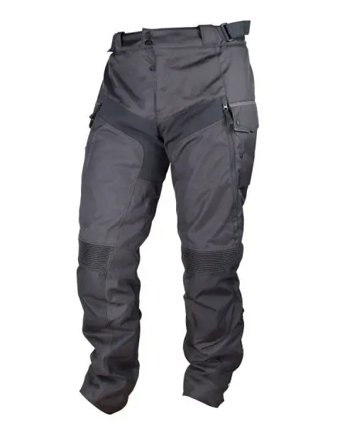 Pantaloni textil moto LS2 Travel Man, culoare gri negru, marime L