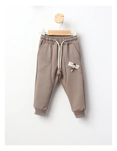Pantaloni trening HHU Design crem