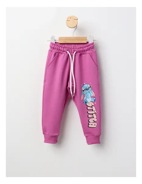 Pantaloni trening Stitch mov