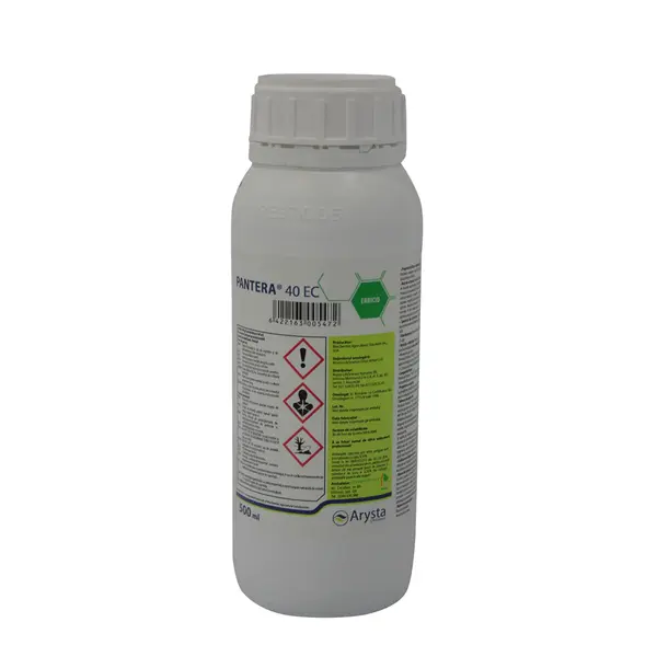 Pantera 40EC 500 ml, erbicid buruieni graminee anuale si perene, Arysta (vita de vie, ardei, bostan, cartof, castraveti, dovleac, fasole, floarea soarelui, morcov, pepeni, rapita, soia, telina, varza, tomate) - Default Title
