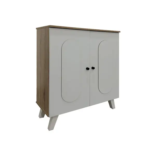 Pantofar Cathi Alb 80x34x95 cm