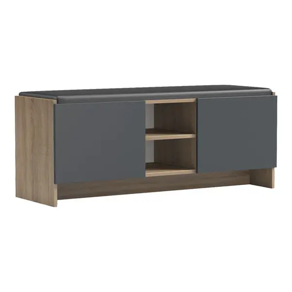 Pantofar cu banca Zulla, 110x37x43 cm