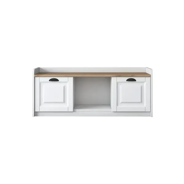 Pantofar P2, alb + nuc, 120x40x45 cm