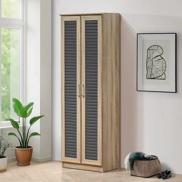 Pantofar Sante Pakketo, sonoma - maro - nuc - alb - antracit, 60x37x183 cm