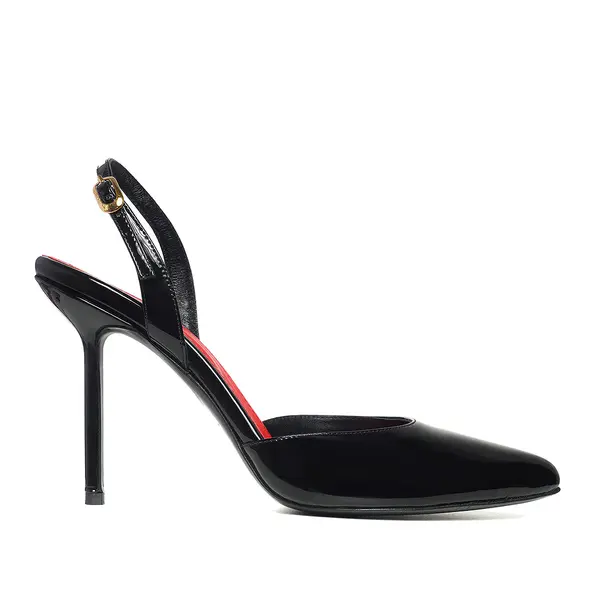 Pantofi Carla Piele Lacuita, Negri - Premium Collection - 36 / 10 cm