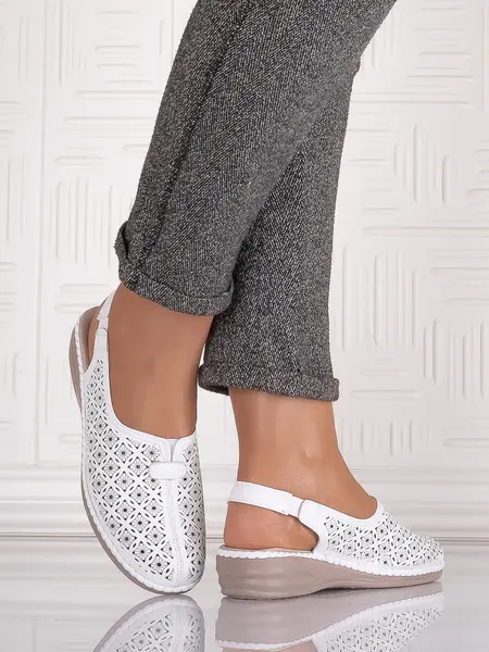 Pantofi casual Albi dama din Piele Ecologica Adnana