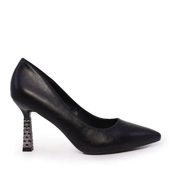 Pantofi cu toc înalt femei Solo Donna negri 1160DP1010N