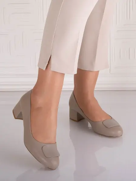 Pantofi dama Kaki din Piele Ecologica Mariva