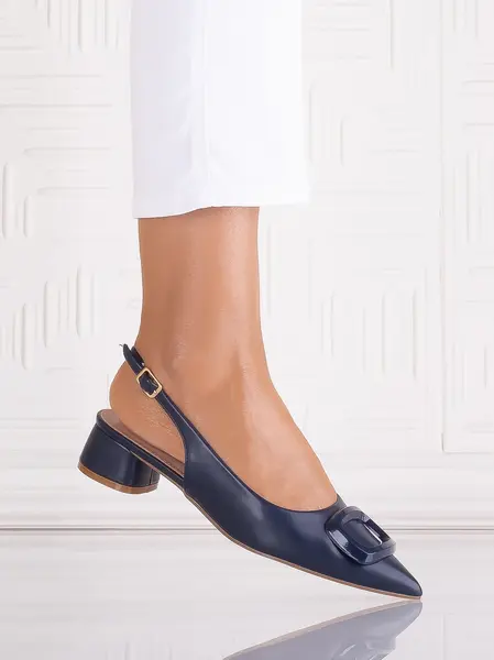 Pantofi dama Navy din Piele Ecologica Sidiona