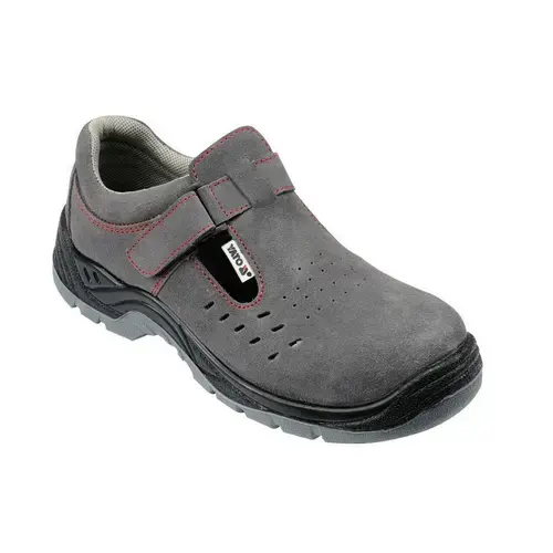 Pantofi de lucru din piele Yato Segura YT-80467, marimea 43, cat. S1, Gri