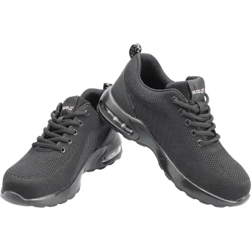 Pantofi de lucru, Yato, Plasa/Piele ecologica, Negru, 44 EU