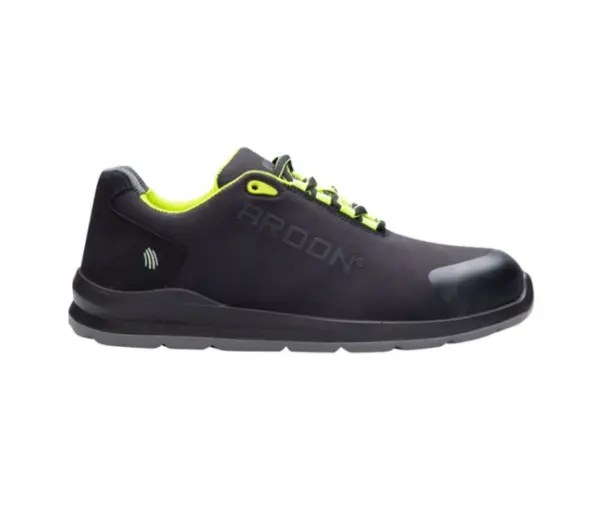 Pantofi de protectie cu bombeu metalic si lamela, Ardon SOFTEX S1P, culoarea negru 42, NEGRU-GALBEN