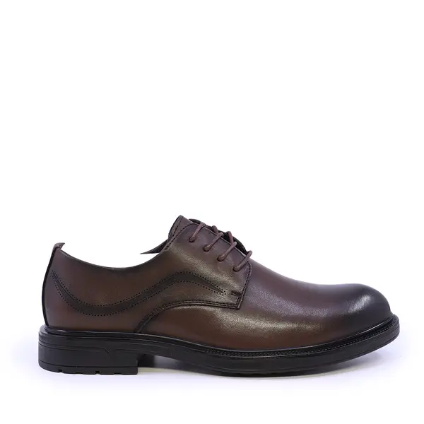 Pantofi derby bărbați Benvenuti maro din piele 3851bp028m