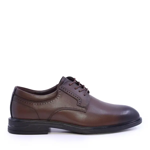 Pantofi derby bărbați Benvenuti maro din piele 3852BP094M