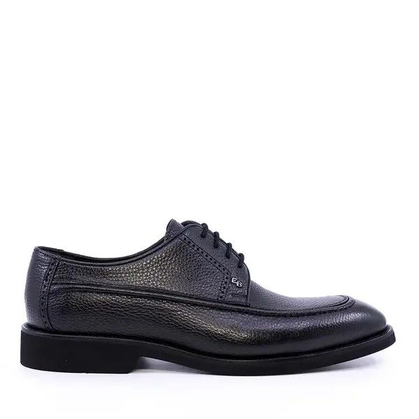 Pantofi derby bărbați Enzo Bertini Premium Collection negri din piele naturală 3389BP1432N
