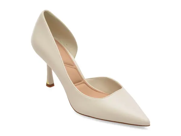 Pantofi eleganti ALDO albi, LIVIANNA 121, din piele ecologica