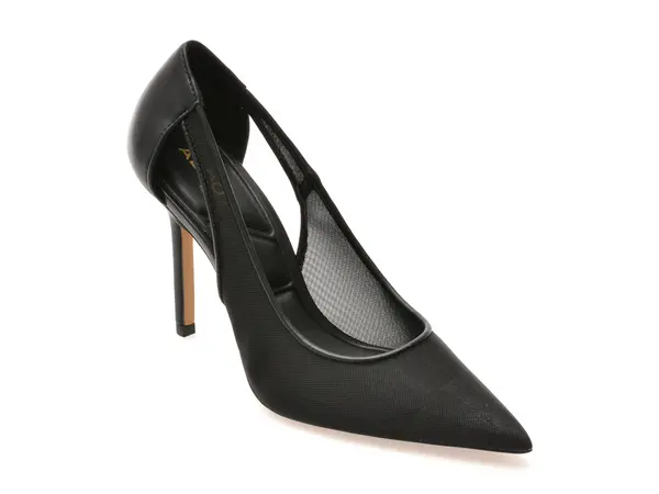 Pantofi eleganti ALDO negri, EBENEZER 001, din material textil