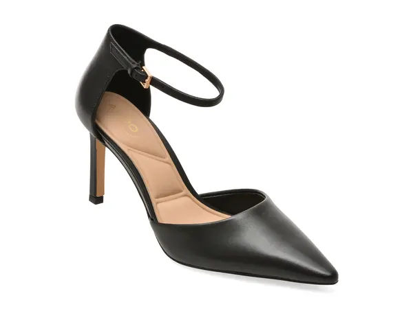 Pantofi eleganti ALDO negri, MERLO 001, din piele naturala