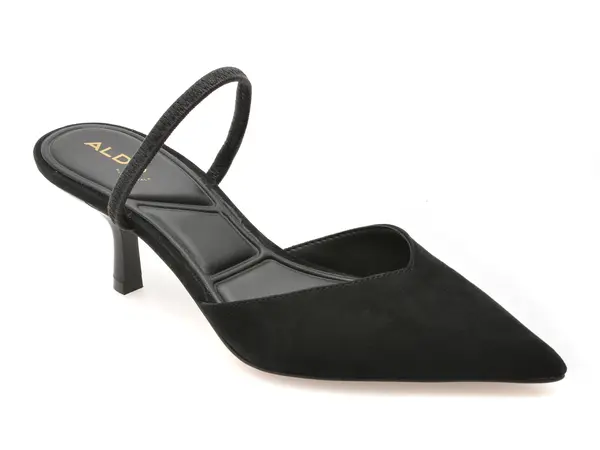 Pantofi eleganti ALDO negri, RE-JESSICA 001, din piele intoarsa