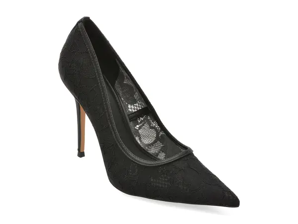 Pantofi eleganti ALDO negri, STARRLA 001, din material textil